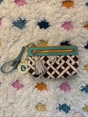 Spartina 449 Wristlet Handbag New With Tags